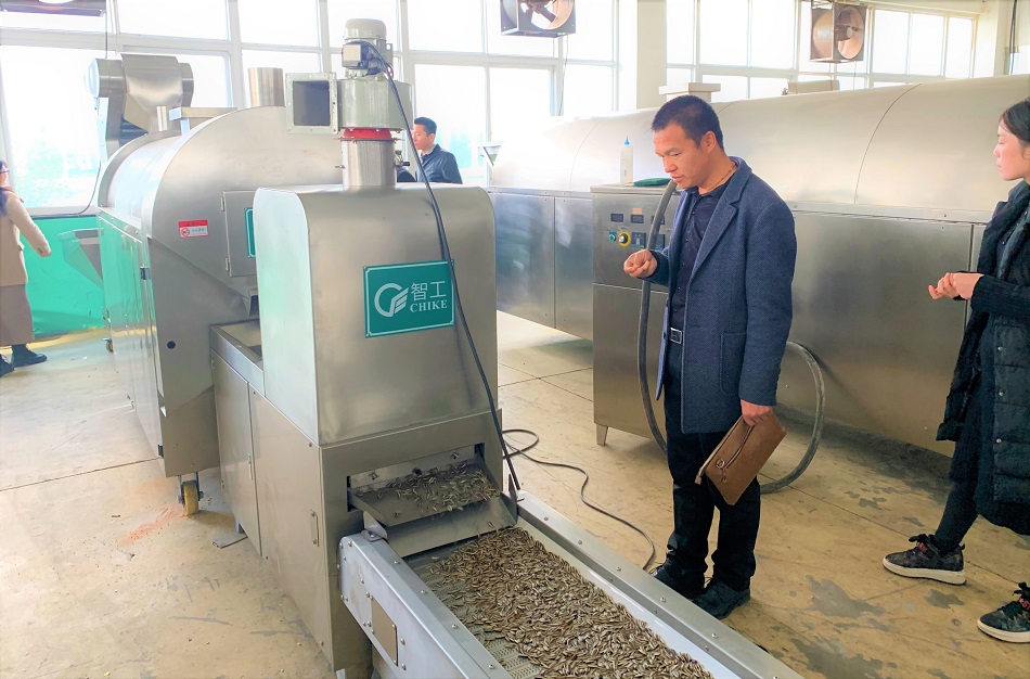 炒貨機流水線