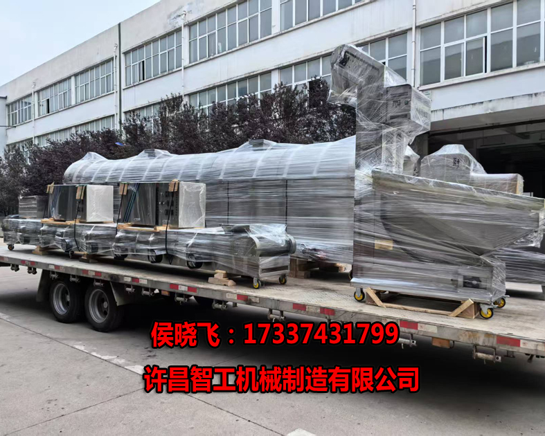 5.14日，6米瓜子生產線專車發貨內蒙炒瓜子